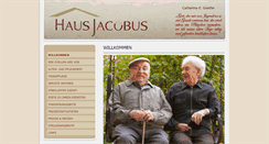 Desktop Screenshot of haus-jacobus.de