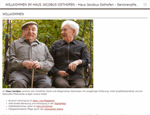 Tablet Screenshot of haus-jacobus.de